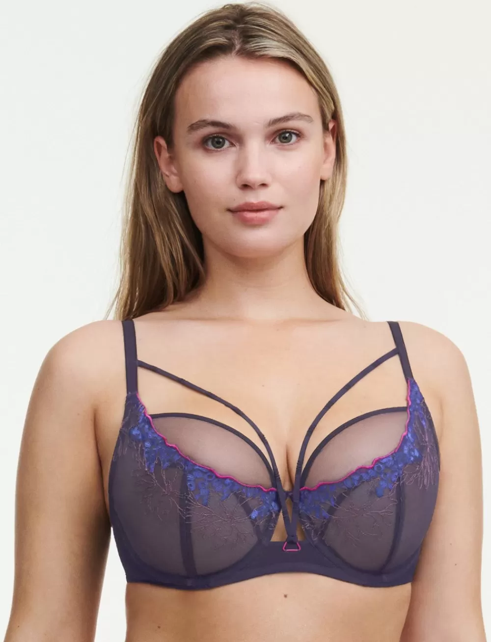 Chantelle Full Cup | Sexy<Pulp Spice Full Cup Bra Midnight Blue Multico