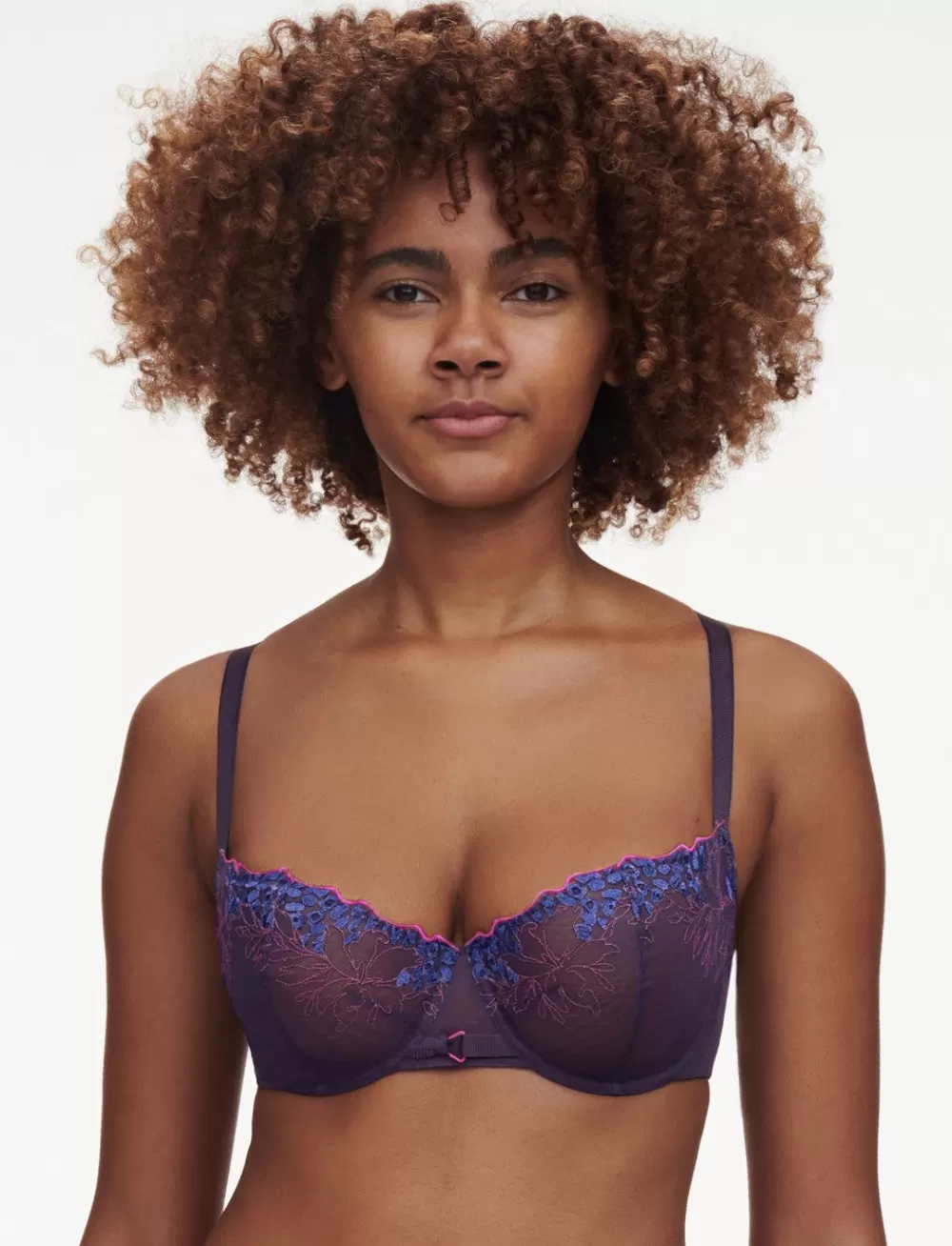 Chantelle Balcony | Sexy<Pulp Spice Half Cup Bra Midnight Blue Multico