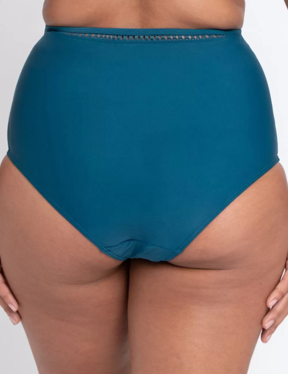 Curvy Kate Bottoms | Brief<First Class High Waist Bottom Deep Teal