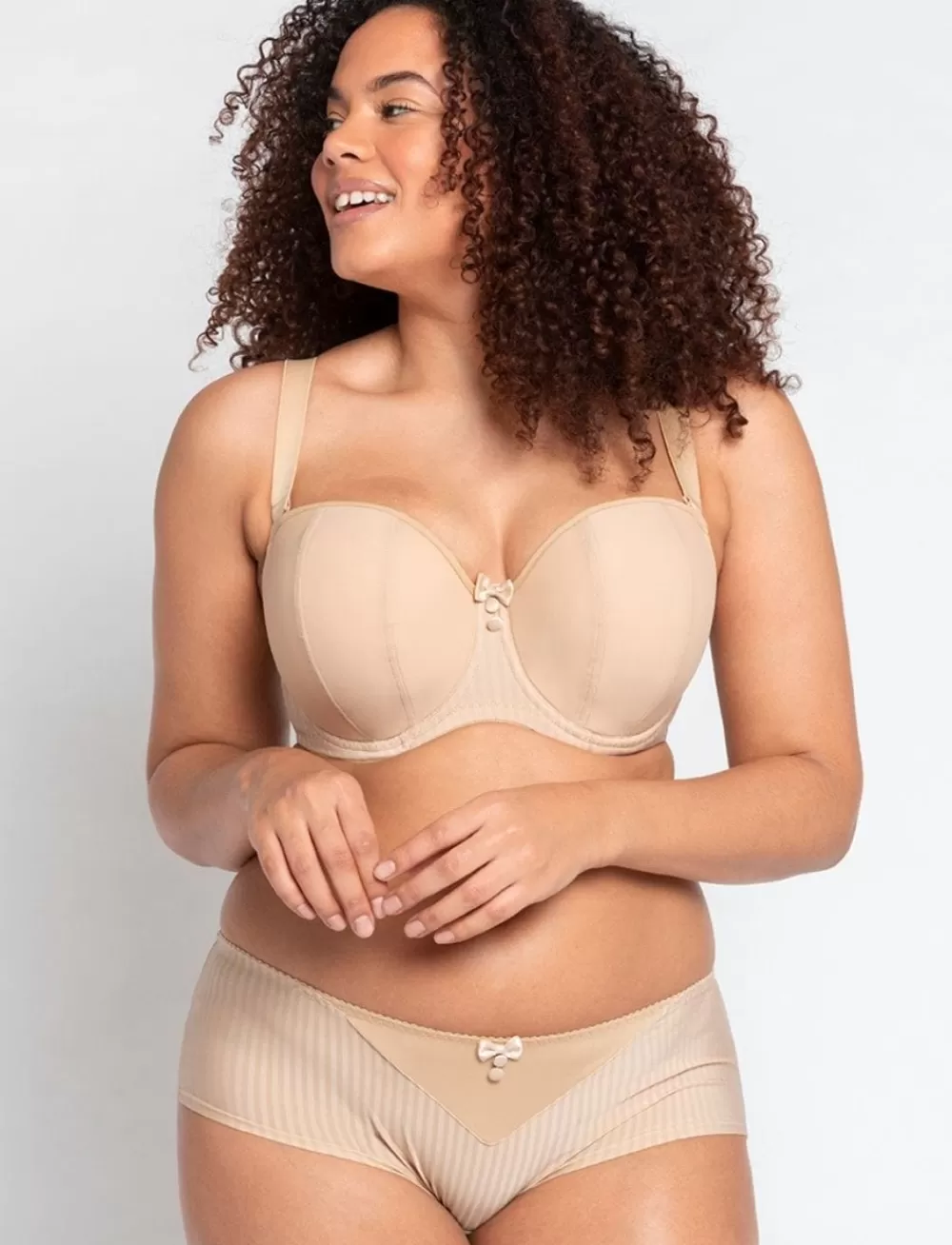 Curvy Kate Strapless<Luxe Strapless Bra Biscotti