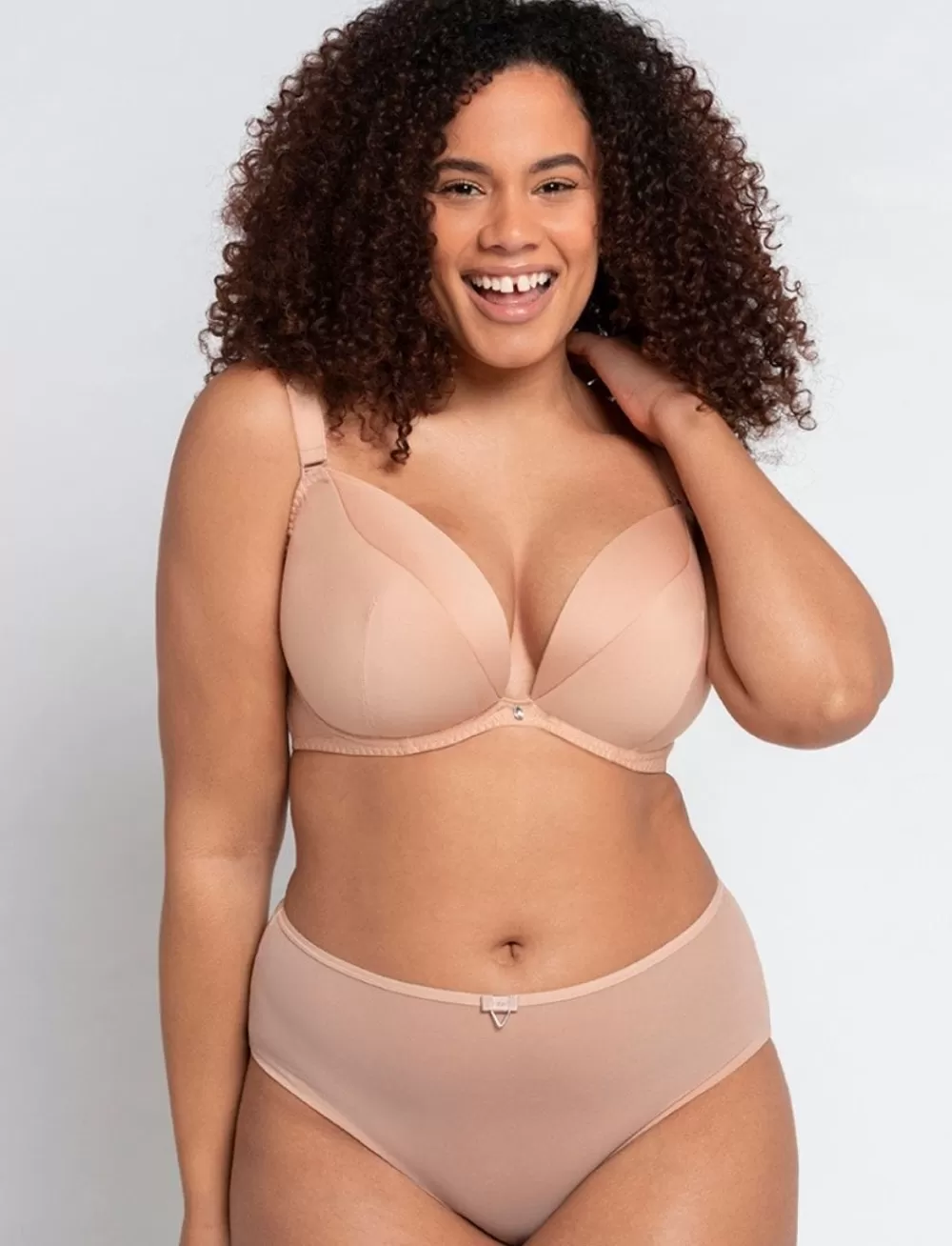 Curvy Kate Petite | Multiway<SuperPlunge Multiway Padded Plunge Bra Latte