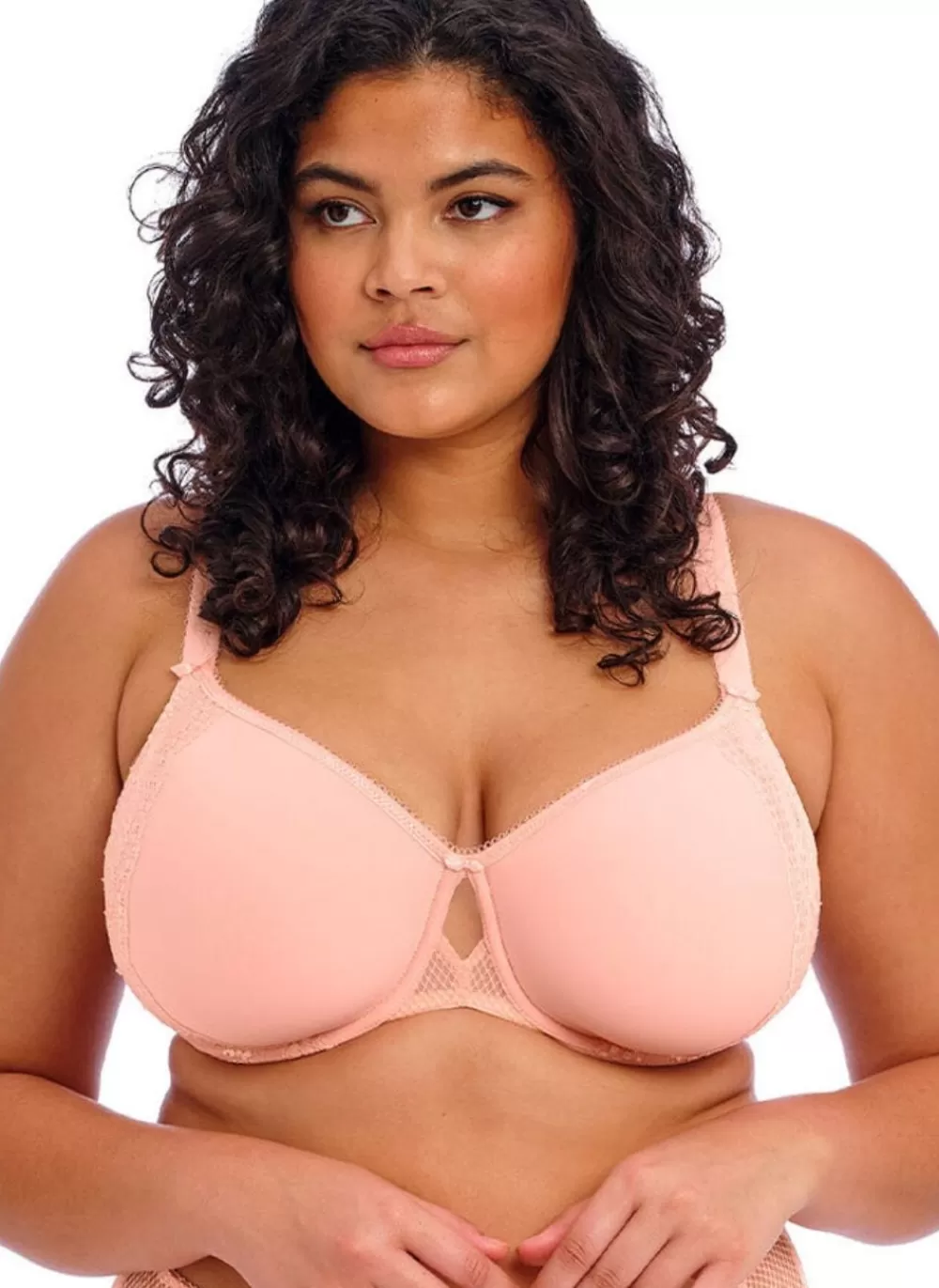 Elomi Plus Size | Moulded<Charley Bandless Spacer Moulded Bra Ballet Pink