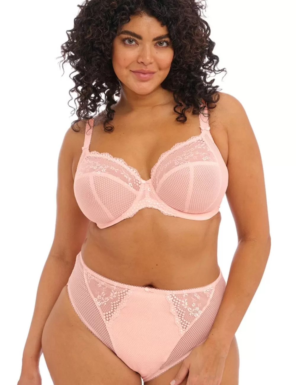 Elomi Plus Size | Sexy<Charley Stretch Plunge Bra Ballet Pink