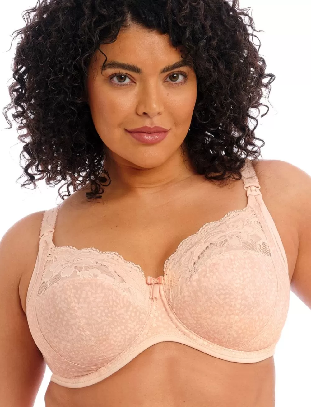 Elomi Flexiwire | Plus Size<Molly UW Nursing Bra Cameo Rose