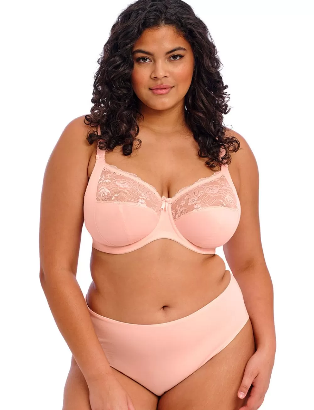 Elomi Plus Size | Non-Moulded<Morgan UW Bra Plain Ballet Pink