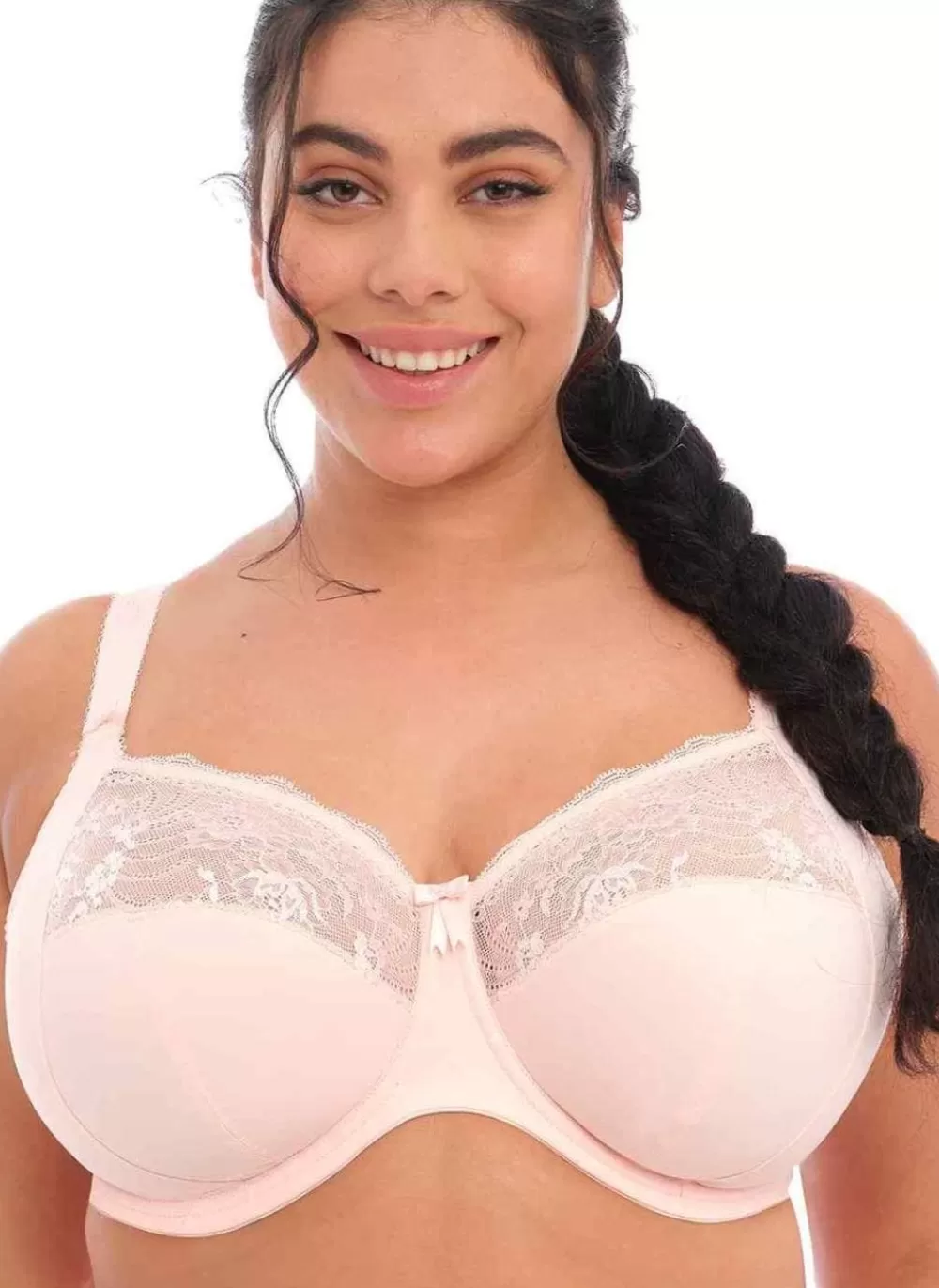 Elomi Plus Size | Non-Moulded<Morgan UW Bra Plain Ballet Pink