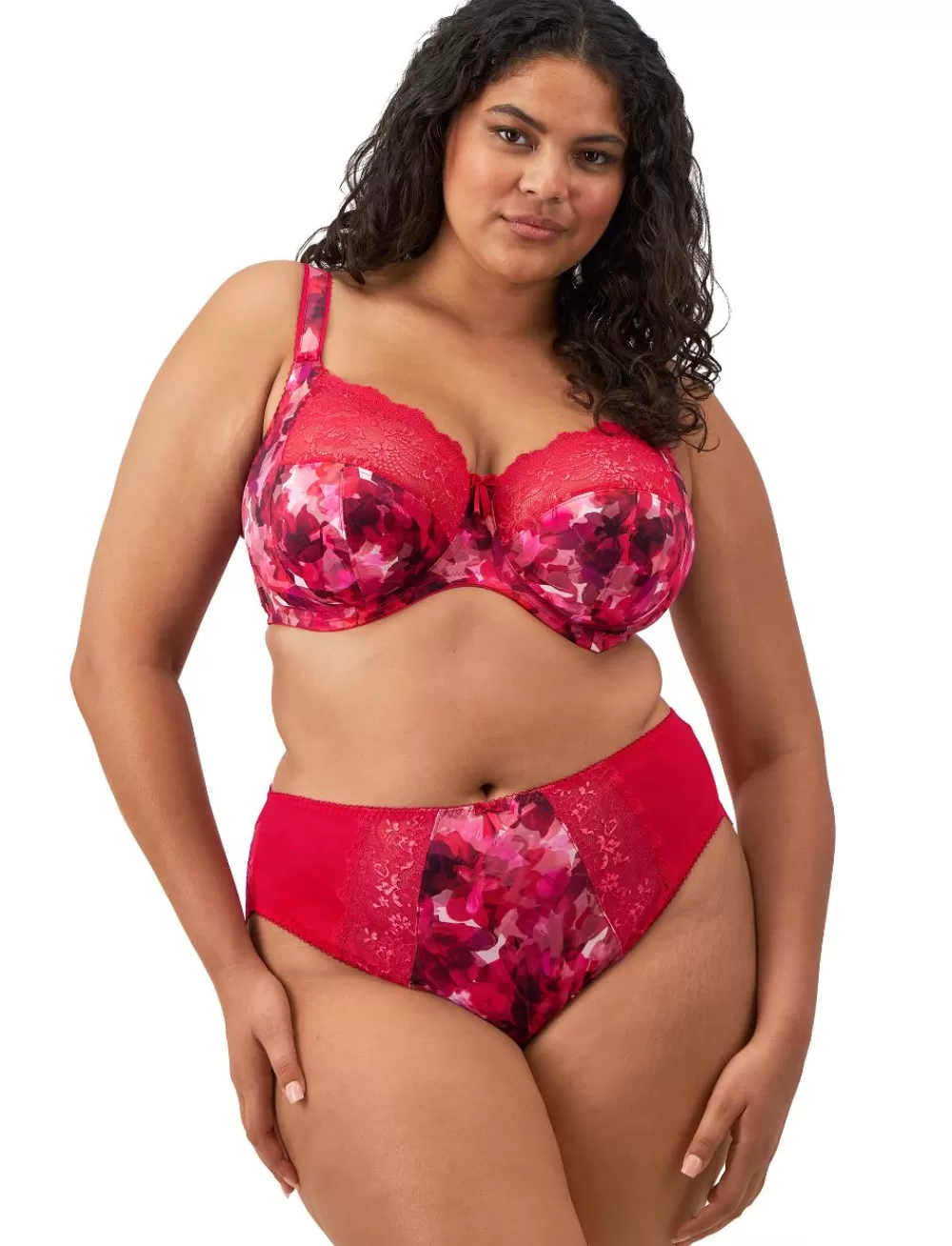 Elomi Plus Size | Non-Moulded<Morgan UW Bra Print Berry Crush