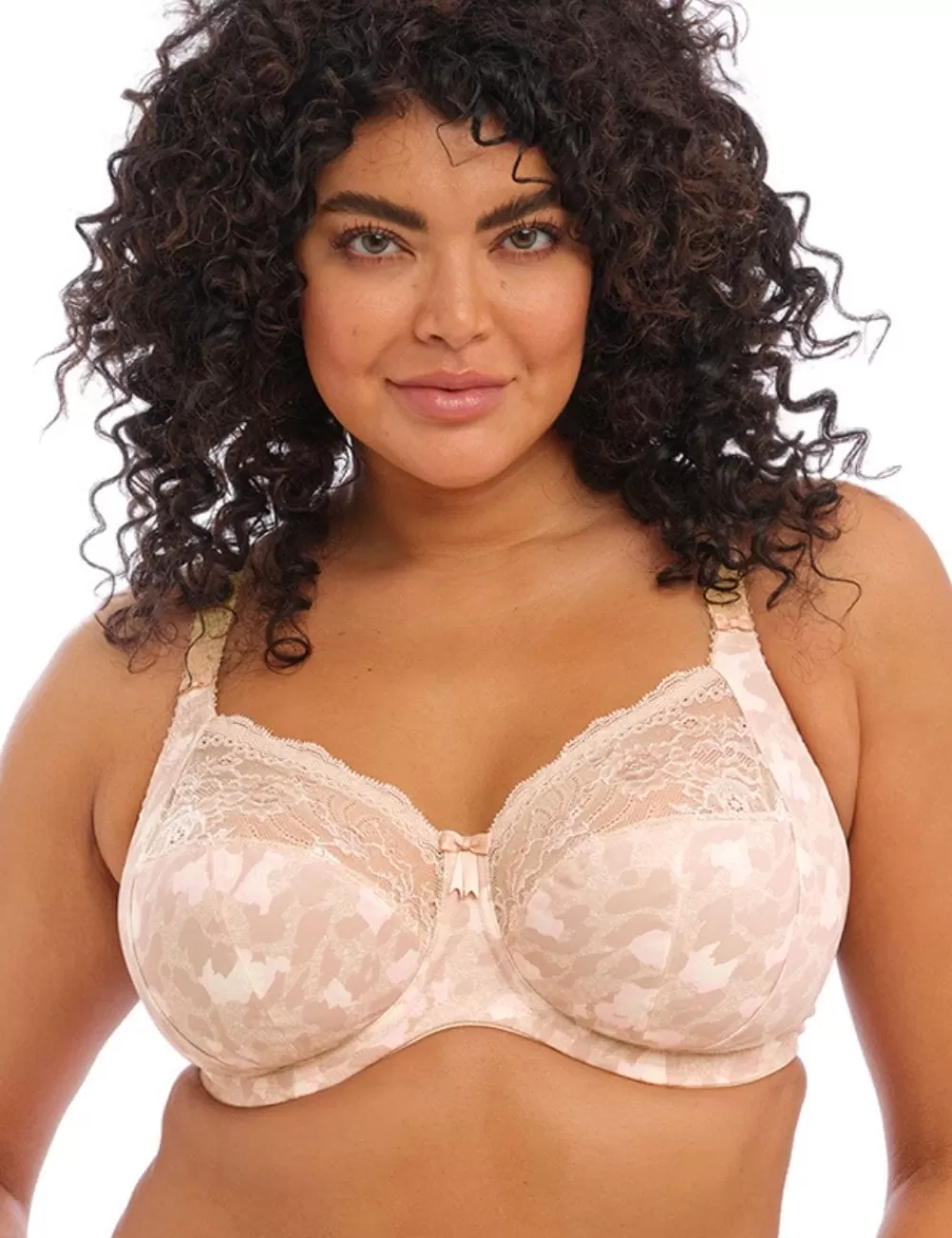 Elomi Plus Size | Non-Moulded<Morgan UW Bra Print Toasted Almond