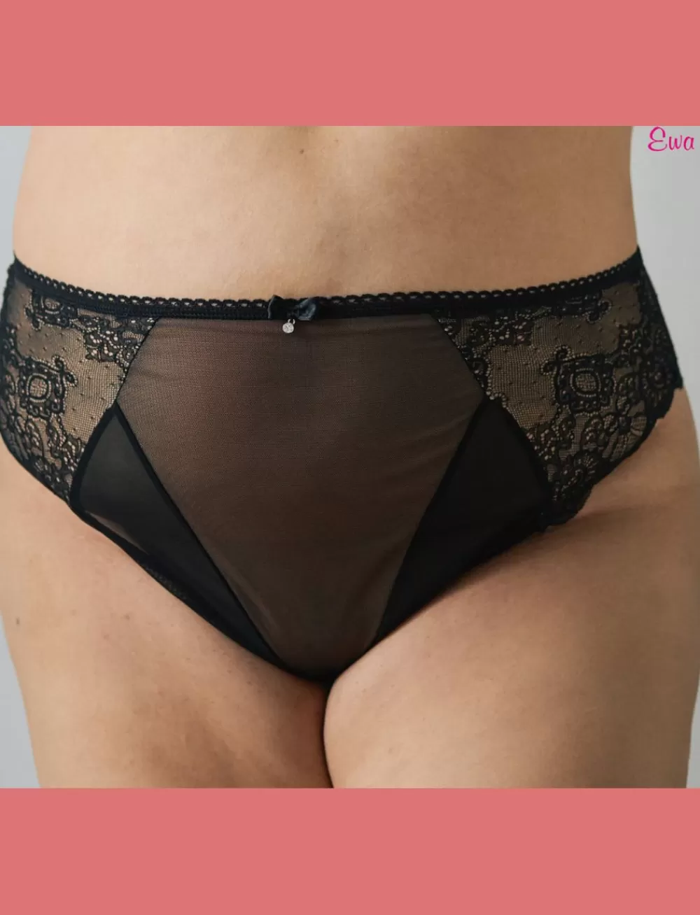 Ewa Michalak Briefs<Bella Brazilian Briefs Black/Nude