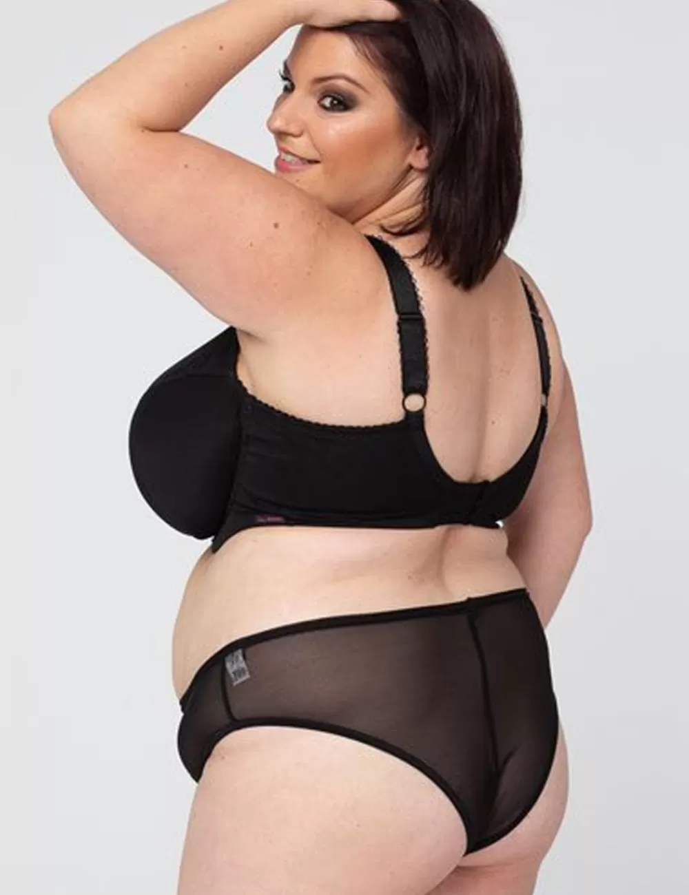 Ewa Michalak Plus Size | Full Cup<Czarny Mat FB Bra