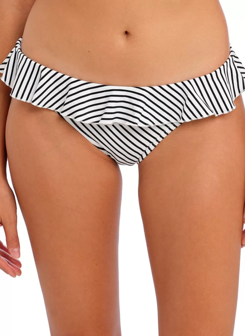 Freya Bottoms | Brief<Jewel Cove Italini With Frill Stripe Black