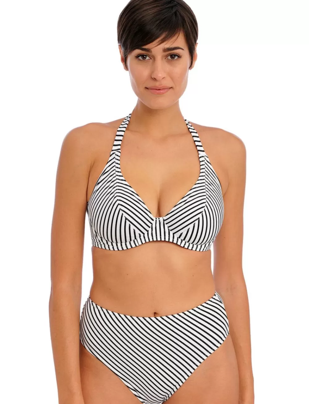 Freya Halter<Jewel Cove UW Halter Bikini Top Stripe