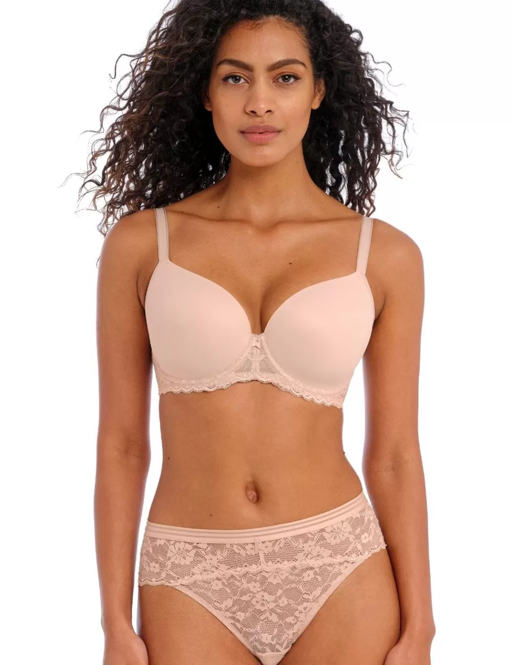 Freya Petite | Moulded<Offbeat UW Moulded Demi T-Shirt Bra Natural Beige