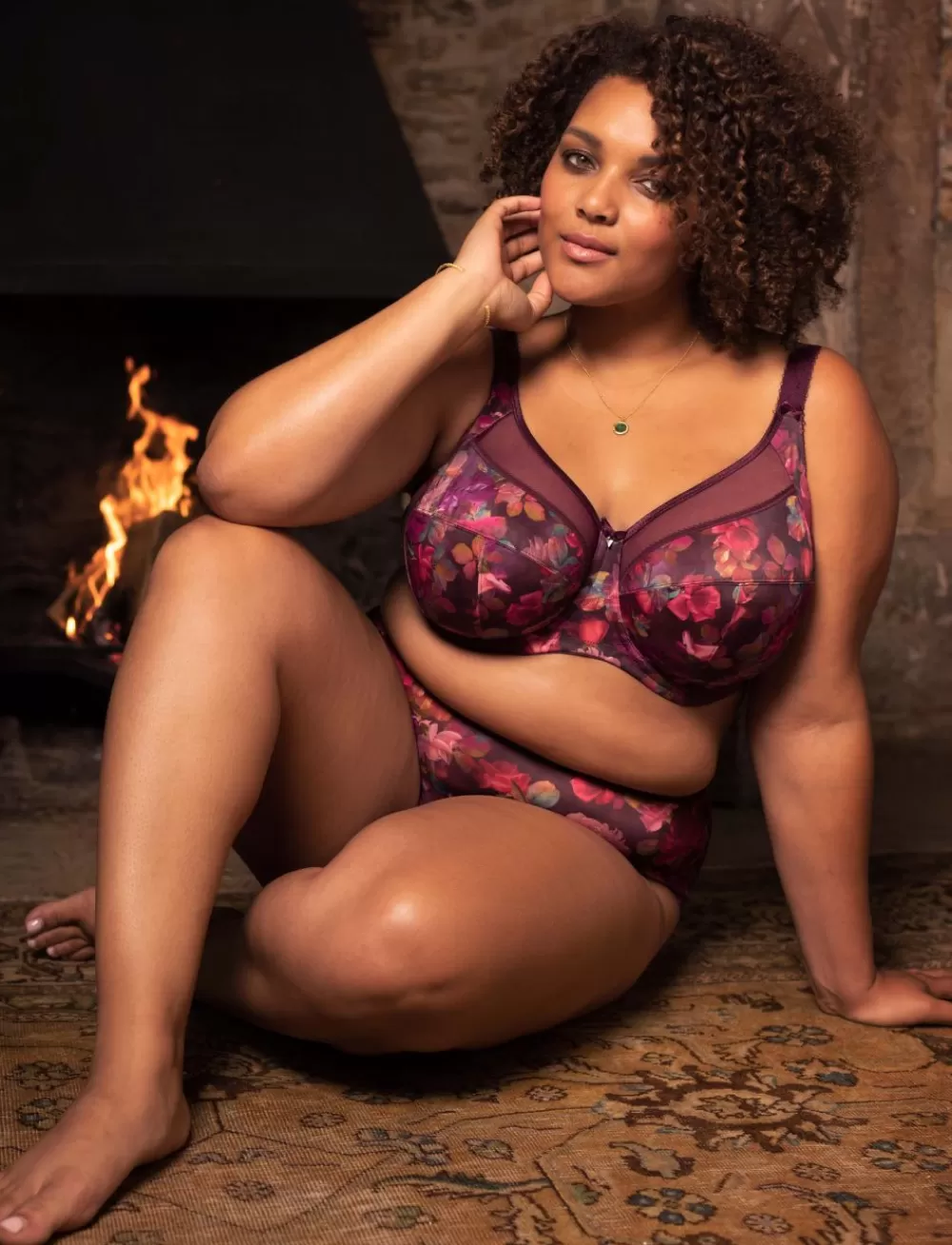 Goddess Non-Moulded<Kayla Full Cup Bra Plum Rose