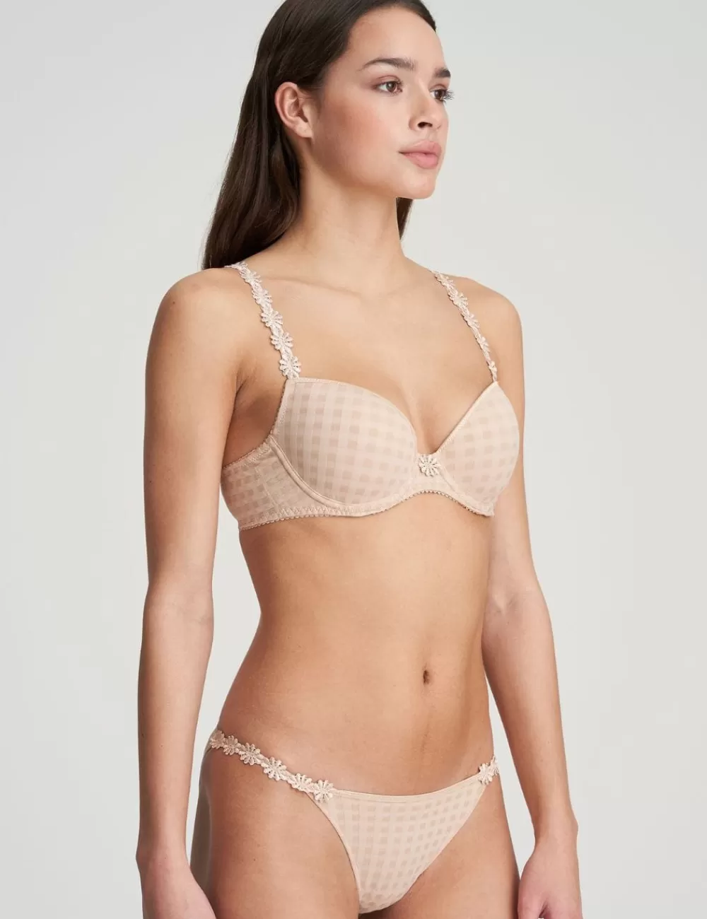 Marie Jo Plunge | Moulded<Avero Padded Round Shape Bra Cafe Latte