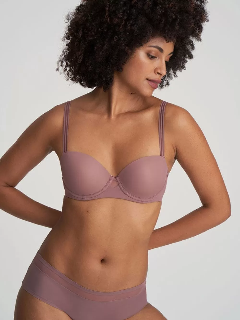 Marie Jo L'Aventure Moulded | T-Shirt<Louie Padded Balcony Bra Satin Taupe