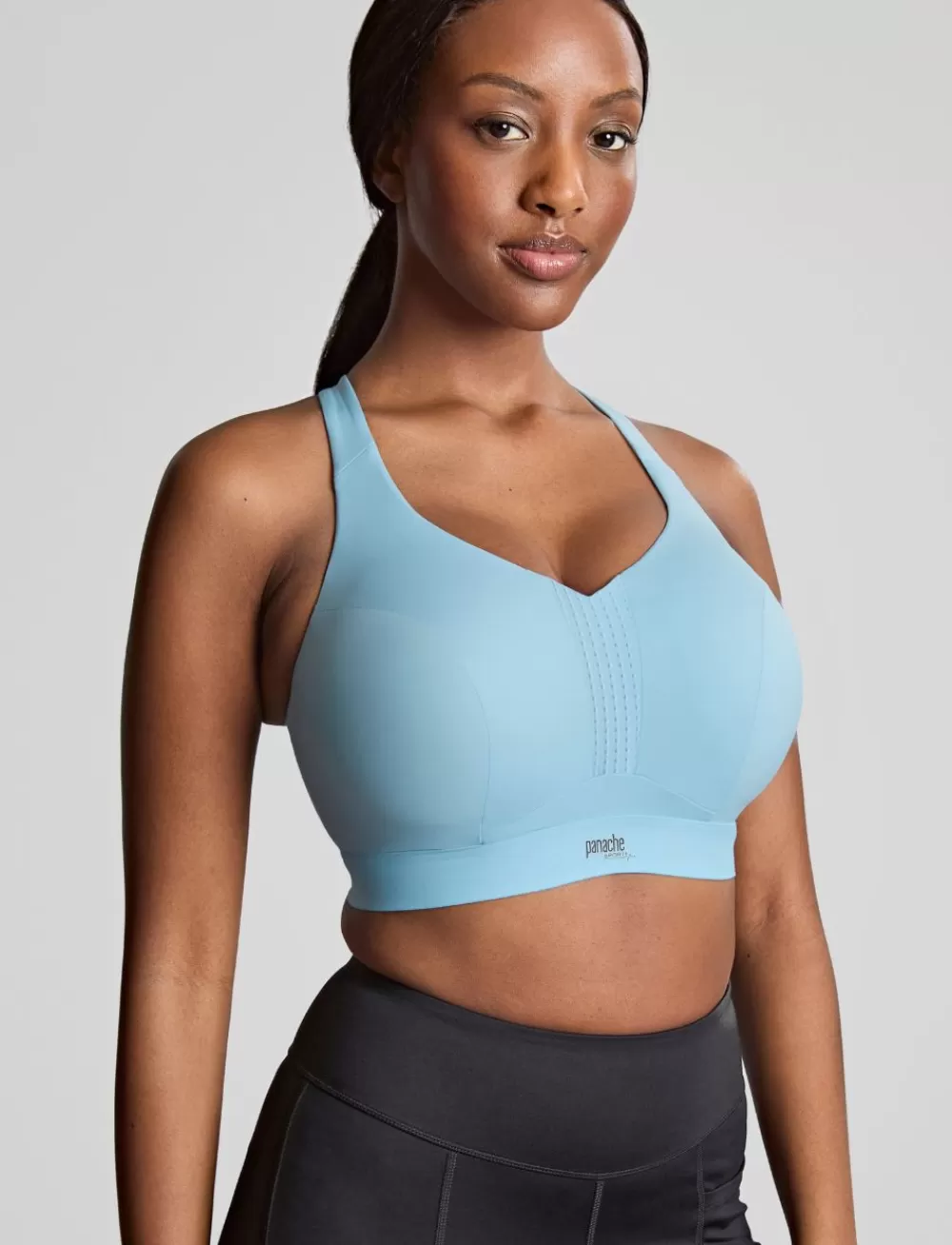 Panache Bras | Racerback<Endurance Non Padded Sports Bra Sky Blue