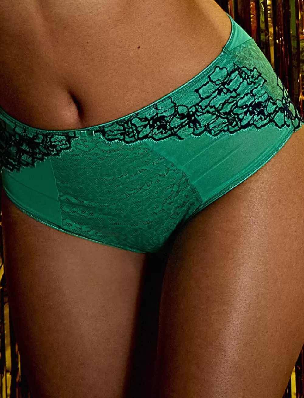 Panache Briefs<Envy Deep Brief Emerald Leopard