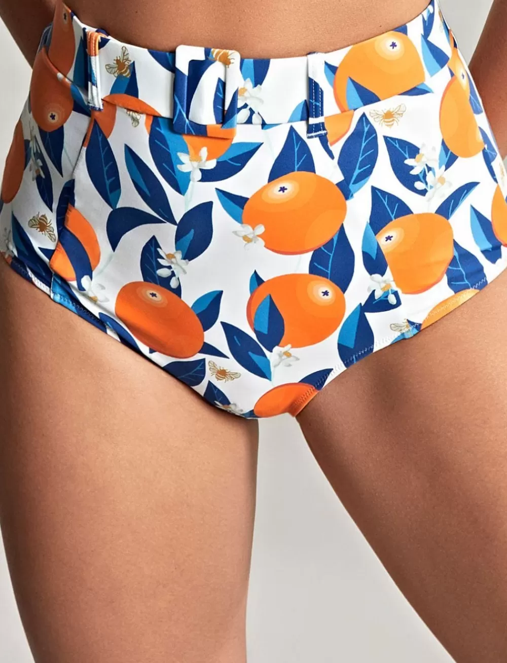 Panache Bottoms<Sicily High Waist Belted Brief Print