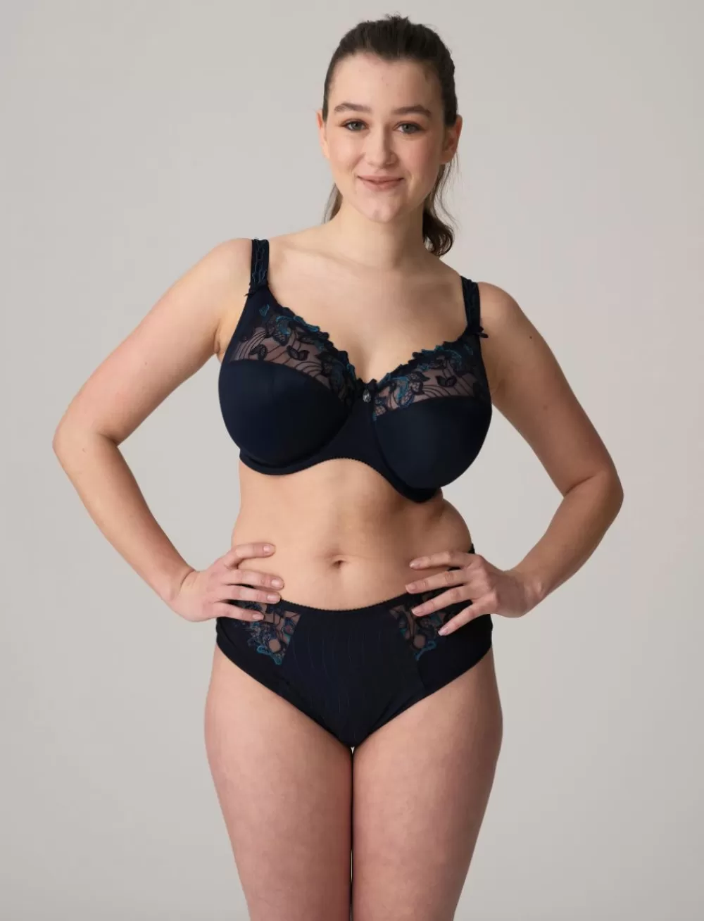 Prima Donna Plus Size | Full Cup<Deauville Full Cup Plain Bra Velvet Blue