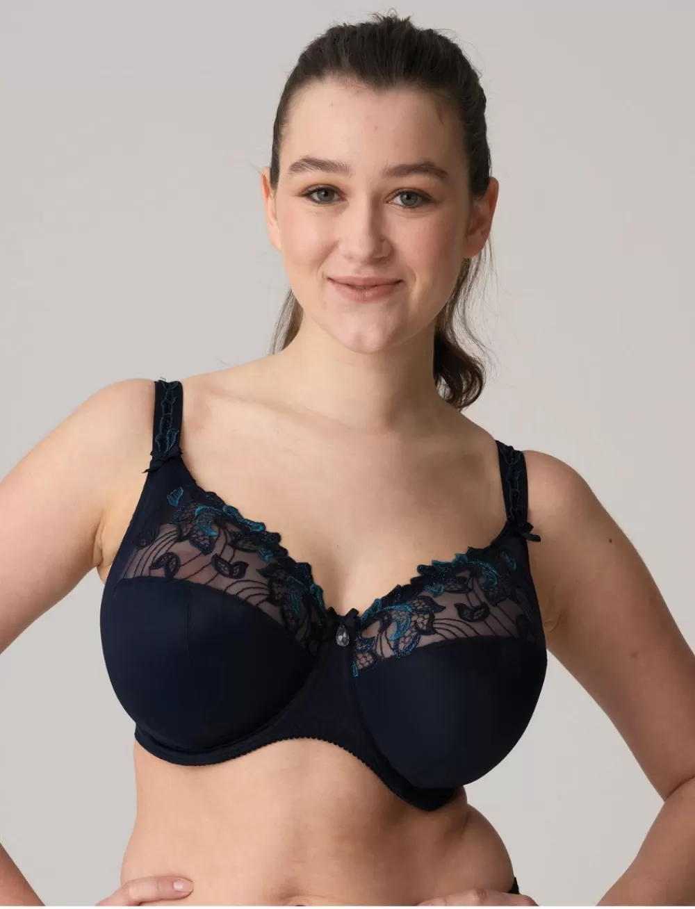 Prima Donna Plus Size | Full Cup<Deauville Full Cup Plain Bra Velvet Blue