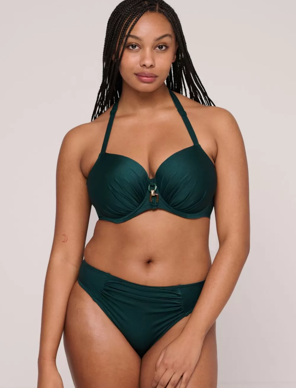 Prima Donna Halter<Mangalore Padded Balcony Bikini Top Jewel Green