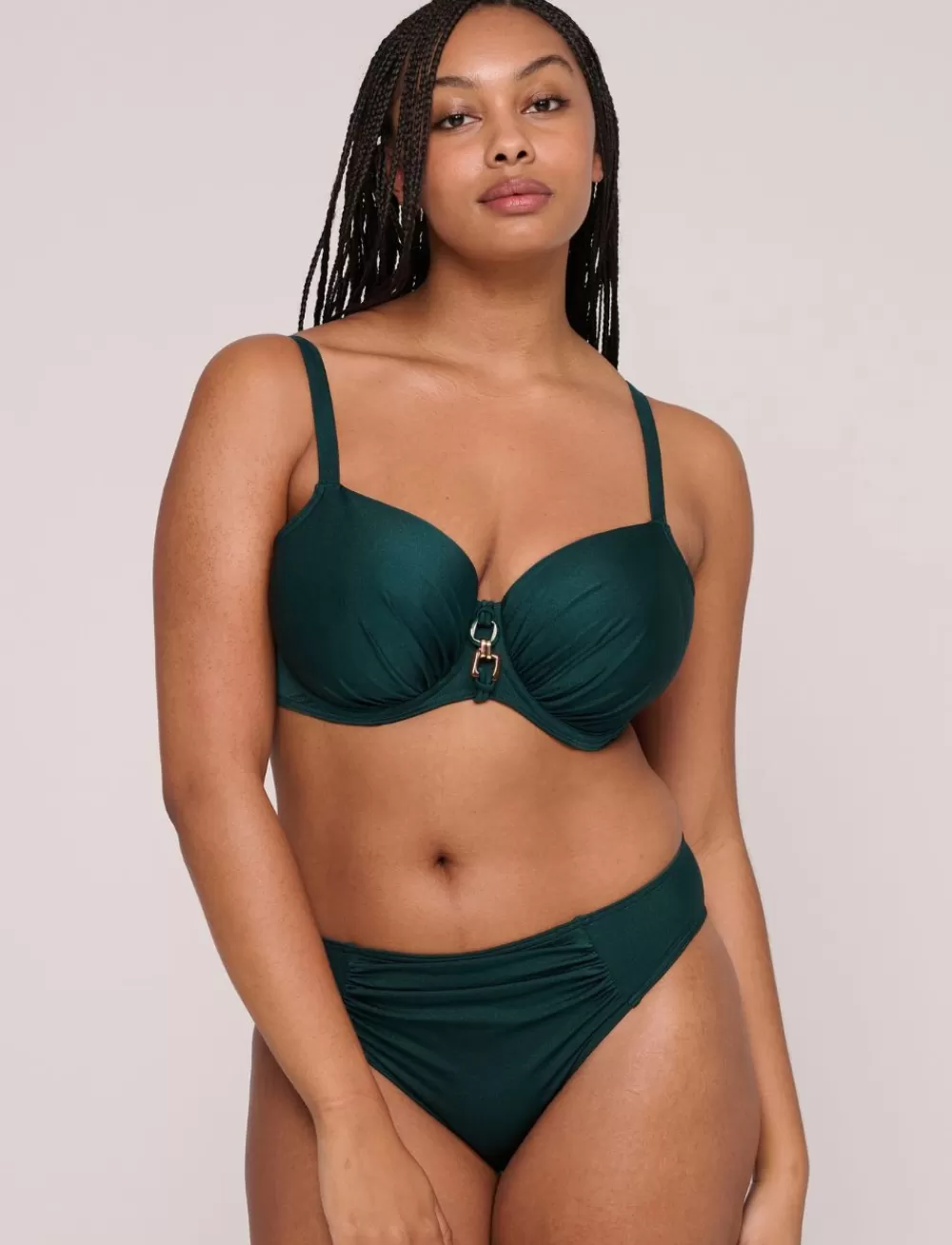 Prima Donna Halter<Mangalore Padded Balcony Bikini Top Jewel Green
