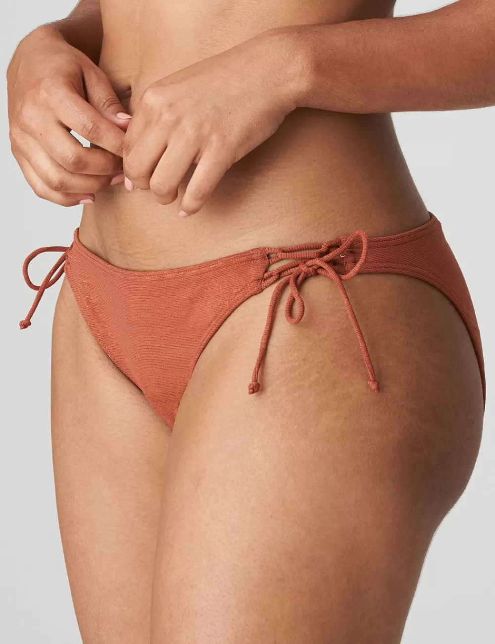 Prima Donna Bottoms | Tie Side<Manuia Waist Ropes Bikini Brief Burnt Amber