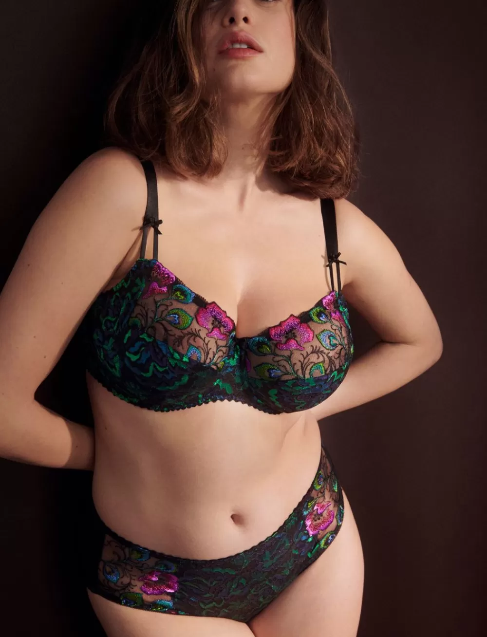 Prima Donna Plus Size | Full Cup<San Angel Full Cup Bra Peacock Feather