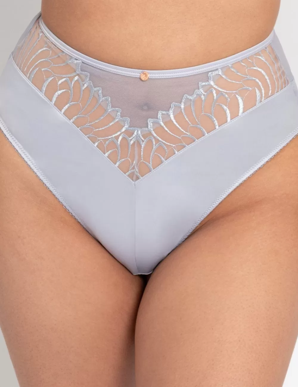 Scantilly Briefs<Fallen Angel High Waist Brief Silvery Blue