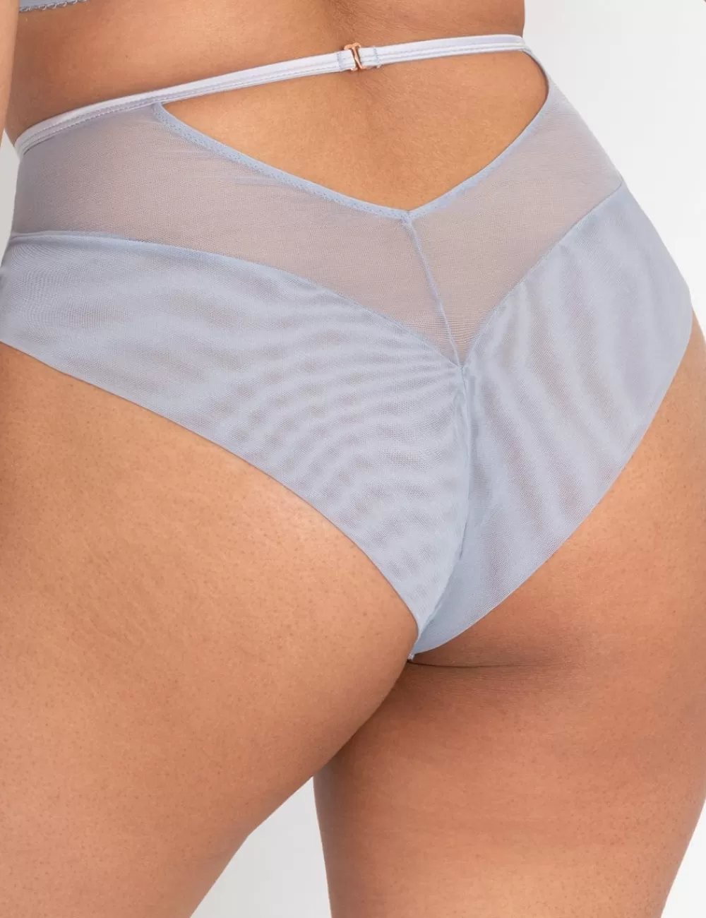 Scantilly Briefs<Fallen Angel High Waist Brief Silvery Blue