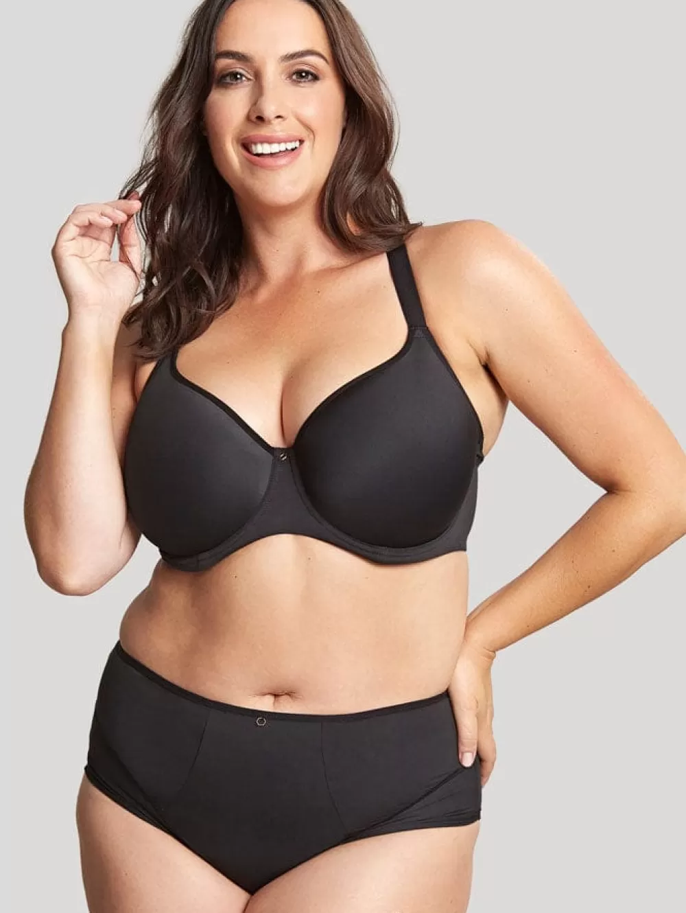 Sculptresse Plus Size | Full Cup<Elegance Moulded Spacer T-Shirt Bra Noir