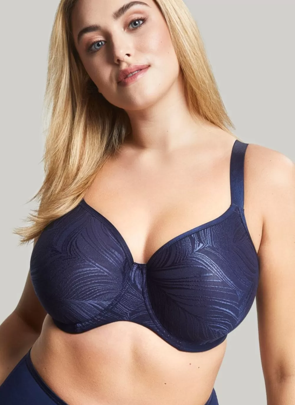 Sculptresse Plus Size | Non-Moulded<Illuminate Moulded Non Padded Bra French Navy