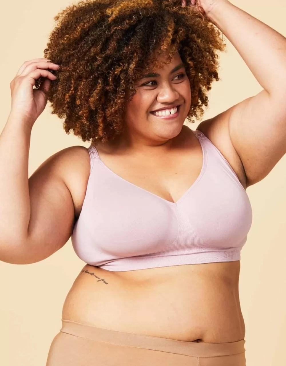 Sugar Candy Plus Size | Wirefree<Basic Bralette