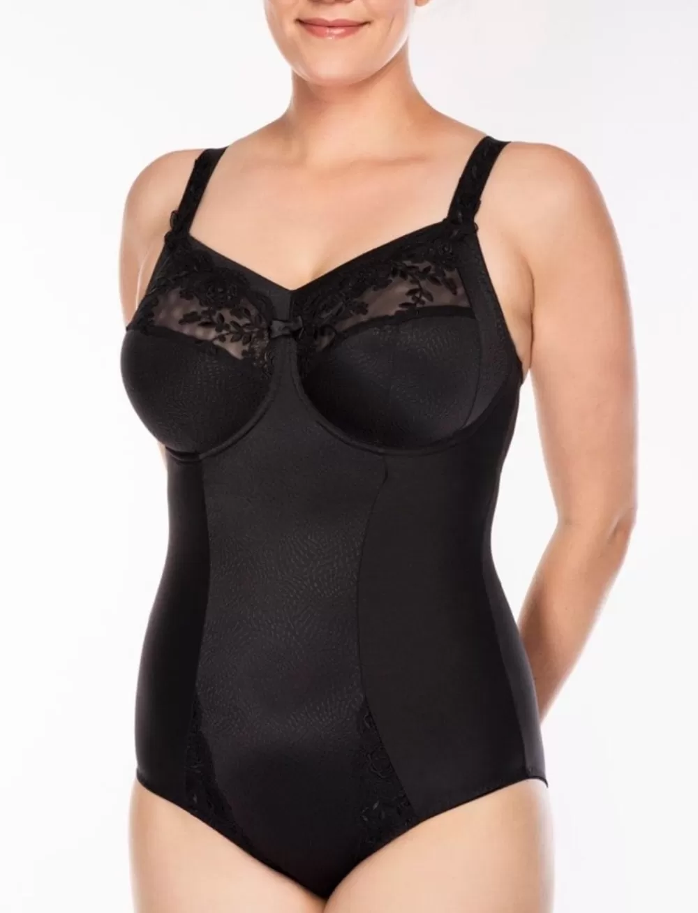 Ulla Bodysuits | Bustiers & Basques<Ella Underwired Bodysuit with Panel