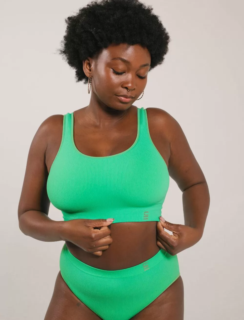 Underwear For Humanity Plus Size | Wirefree<Recycled Bra Crop D+