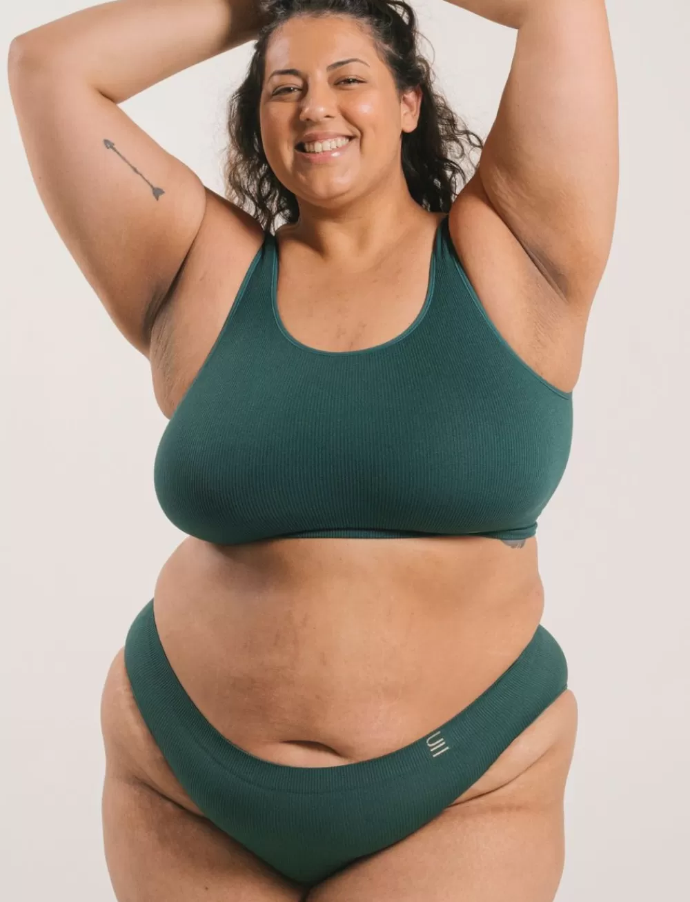 Underwear For Humanity Plus Size | Wirefree<Recycled Bra Crop D+