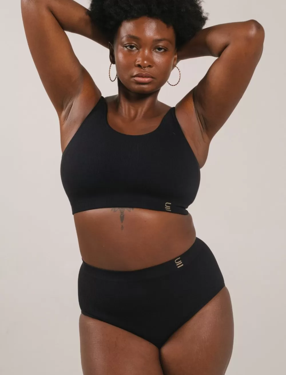 Underwear For Humanity Plus Size | Wirefree<Recycled Bra Crop D+