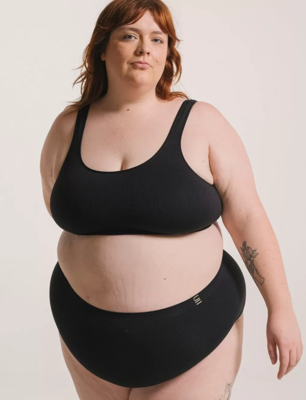 Underwear For Humanity Plus Size | Wirefree<Recycled Bra Crop D+